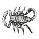 Bältesspänne Skorpion i metall Silver