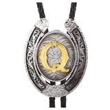 Bolo tie med bokstavsemblem A–Z Silver Q