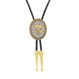 Bolo tie med initial A–Z i tvåtonad metall Z