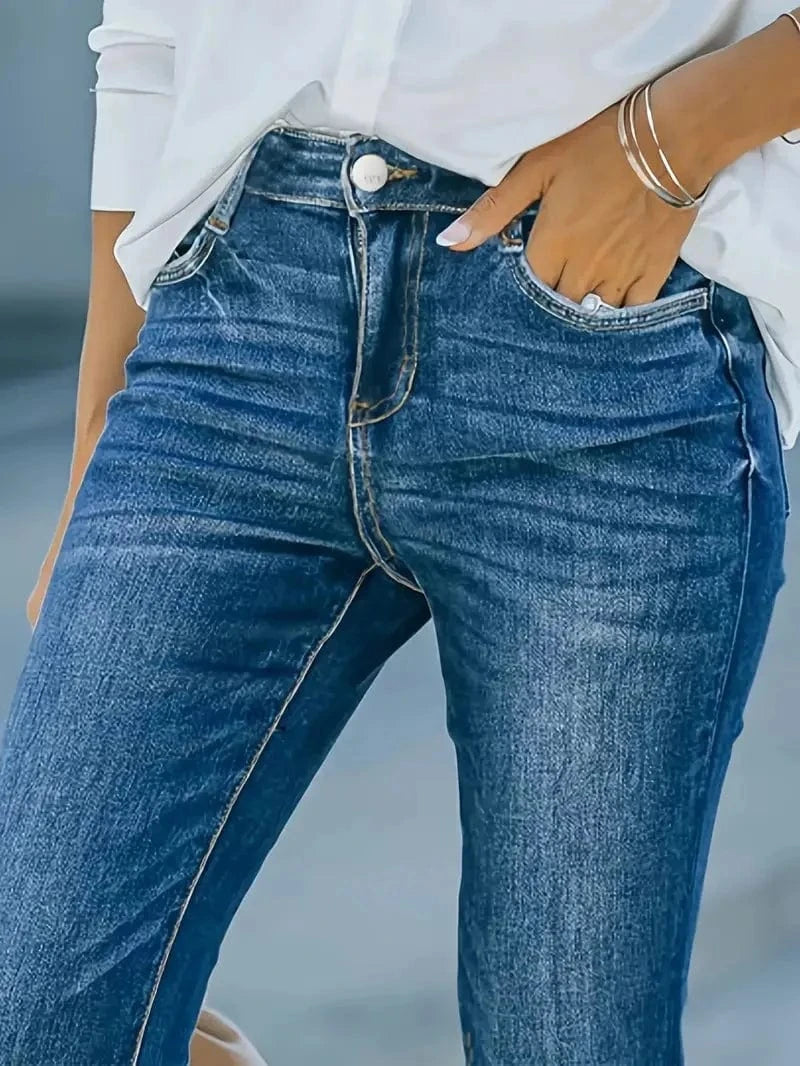 Bootcut jeans blå