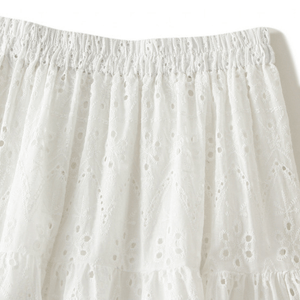 Broderie anglaise kjol