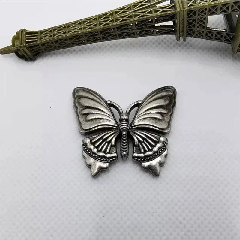 Concho i antiksilver fjärilsformad Antiksilver