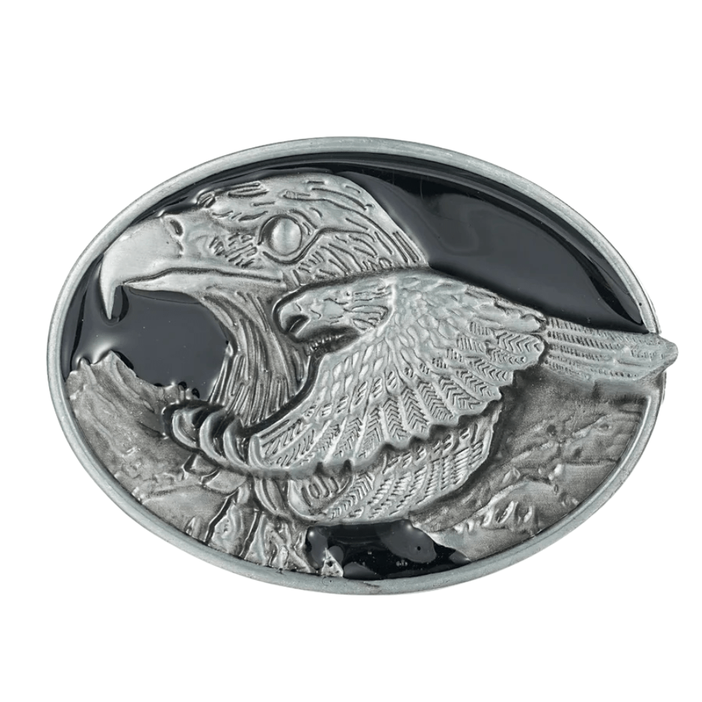 Cowboy Bältesspänne med Örn Silver 2