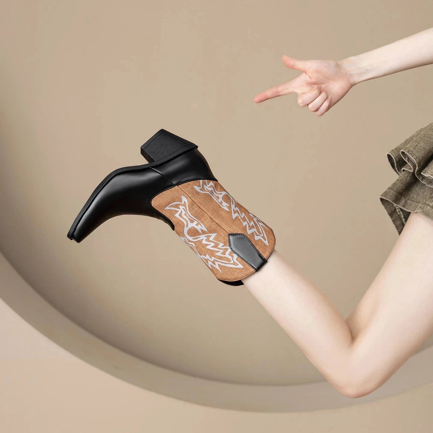 Cowboy boots låga