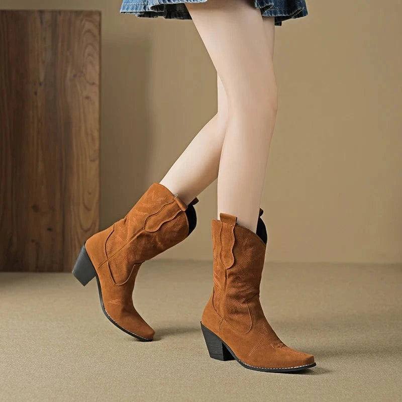 Cowboy boots mocka