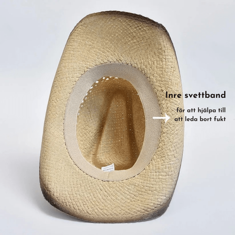 Cowboy Stråhatt Formbar Beige / One Size