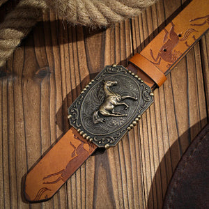 Cowboybälte hästspänne
