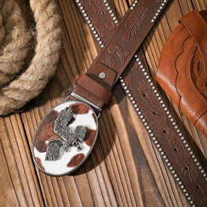 Cowboybälte med örnmotiv