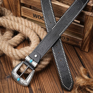 Cowboybälte silverspänne