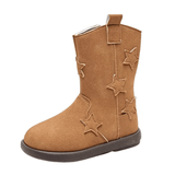 Cowboyboots barn med äkta läder och stjärndetaljer Brun / 22