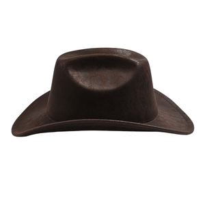 Cowboyhatt i vintageimitation av läder