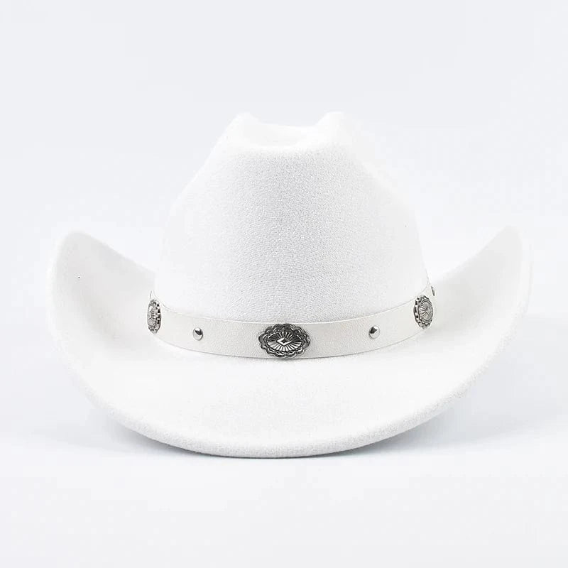 Cowboyhatt med Silverprydnad