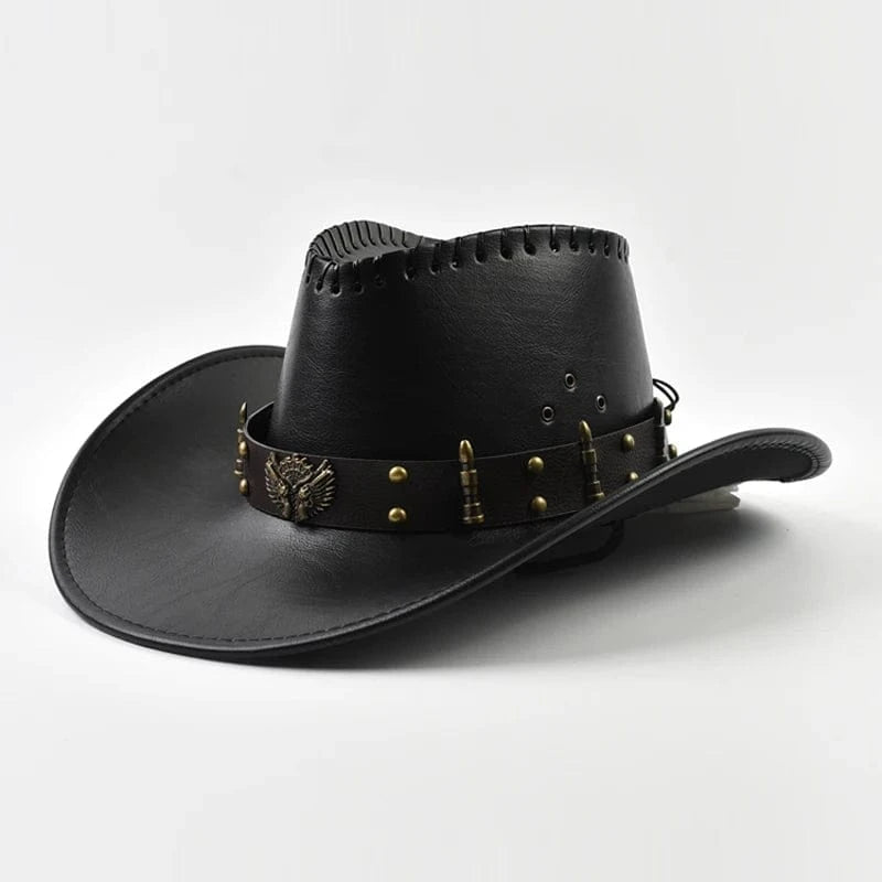 Cowboyhatt XXL Svart / One Size