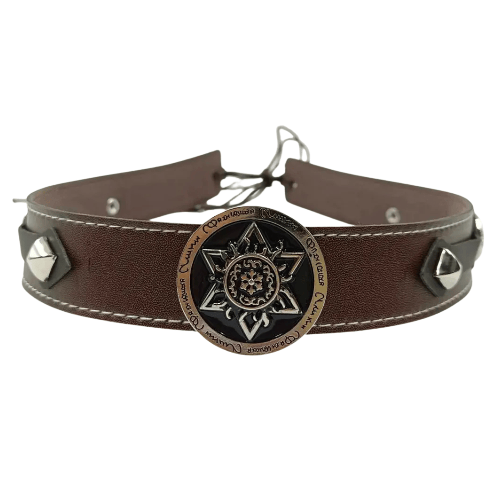 Cowboyhattband med stjärnmedaljong Brun / 56-58cm