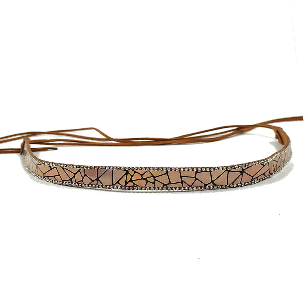 Cowboyhattband mosaikmönster Flerfärgad / 1 stycke
