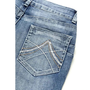 Cowgirl style jeans med bemfickor