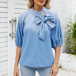 Denim blus