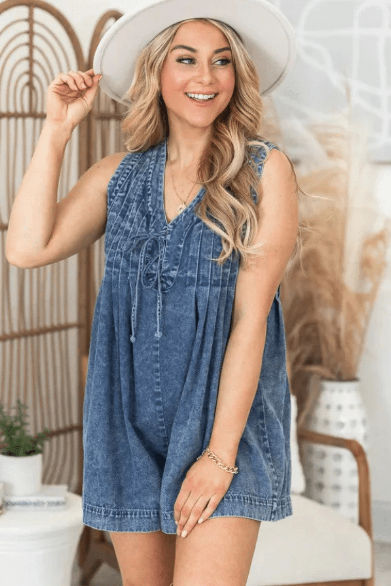 Denim jumpsuit