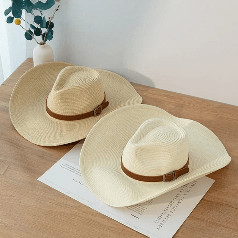 Elegant bredbrättad Cowboyhatt dam