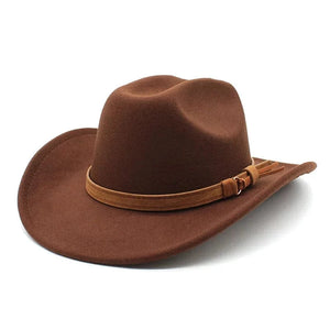 Filt cowboyhatt Brun / 56-58cm