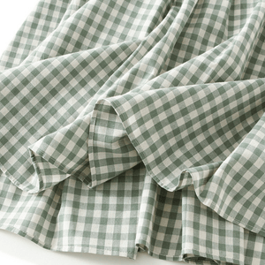 Gingham kjol