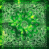Grön Tie-Dye Bandana Grön