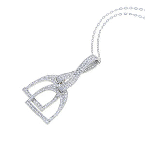 Halsband stigbyglar i äkta silver Silver / 41med5cm