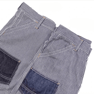 Hickoryrandiga jeans herr
