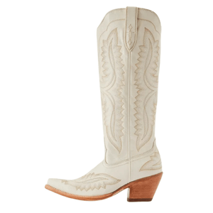 Höga Cowboyboots med Klassiskt Broderi för Dam