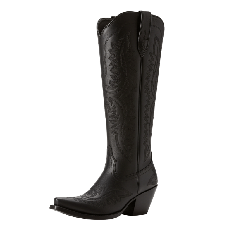 Höga Cowboyboots med Klassiskt Broderi för Dam