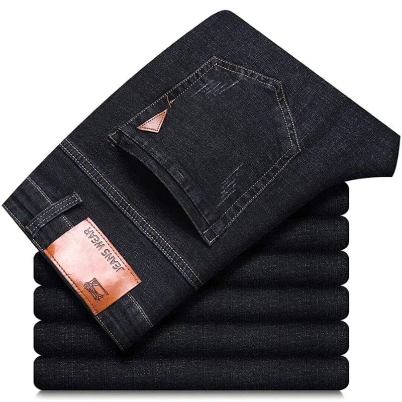 Jeans herr slim fit Svart / 28
