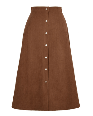 Kjol manchester Brun / S