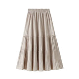 Kjol sammet Beige / One Size