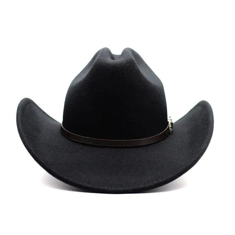 Klassisk Cowboyhatt Läderband