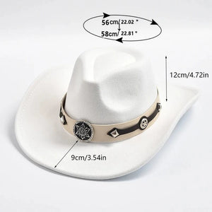 Klassisk Westernhatt i filt