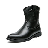 Låga cowboy boots herr Svart / 39.5