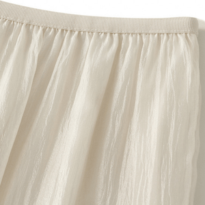 Lantlig countrykjol i lila för sommardagar
