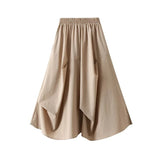 Ledig ranchkjol Khaki / S