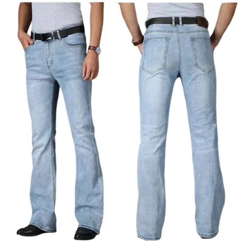 Ljusblå jeans herr