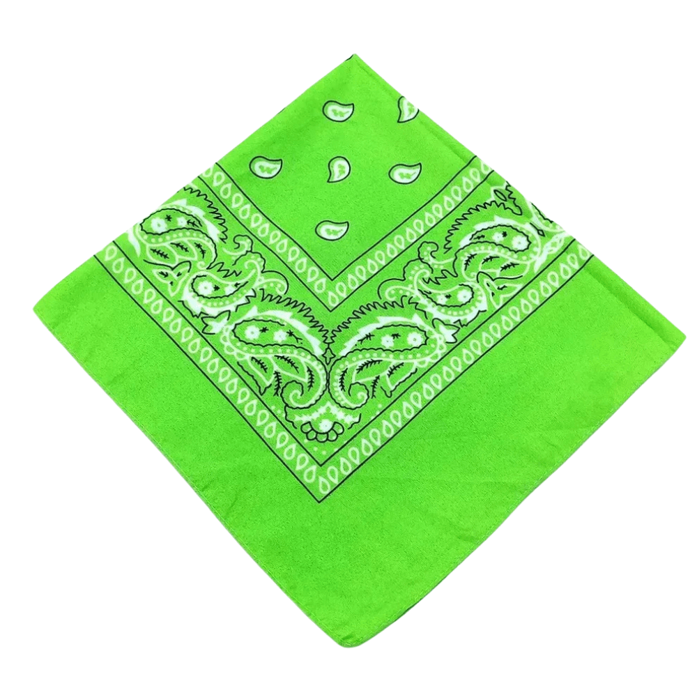 Ljusgrön bandana Ljusgrön