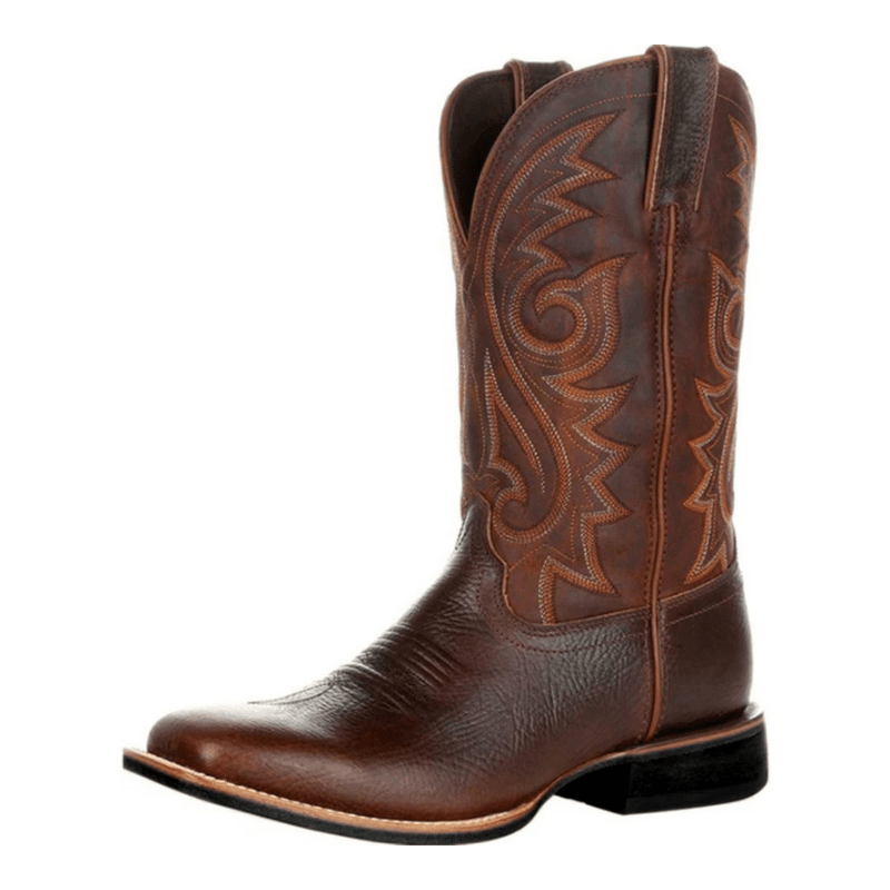 Män cowboy boots Brun / 39.5