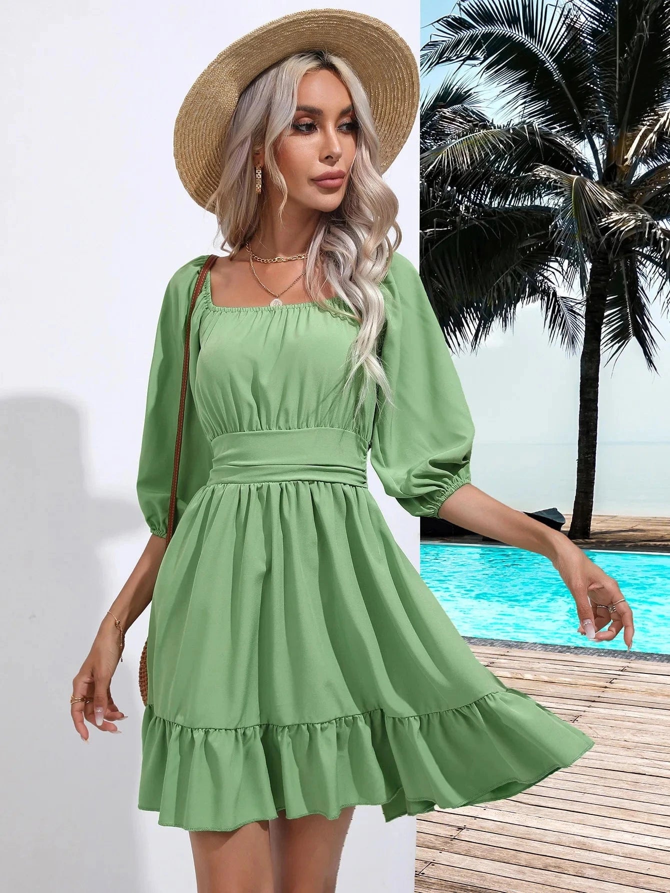 Mini klänning sommar