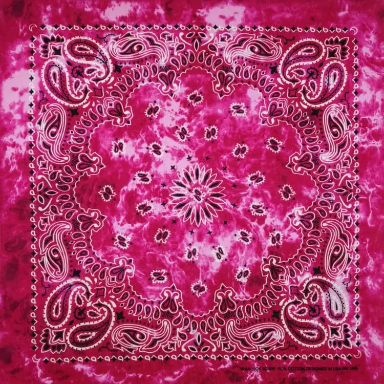 Neonrosa Tie-Dye Paisley Bandana Neonrosa