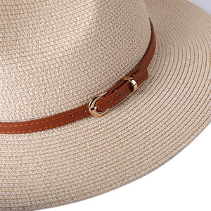 Panama cowboyhatt i strå