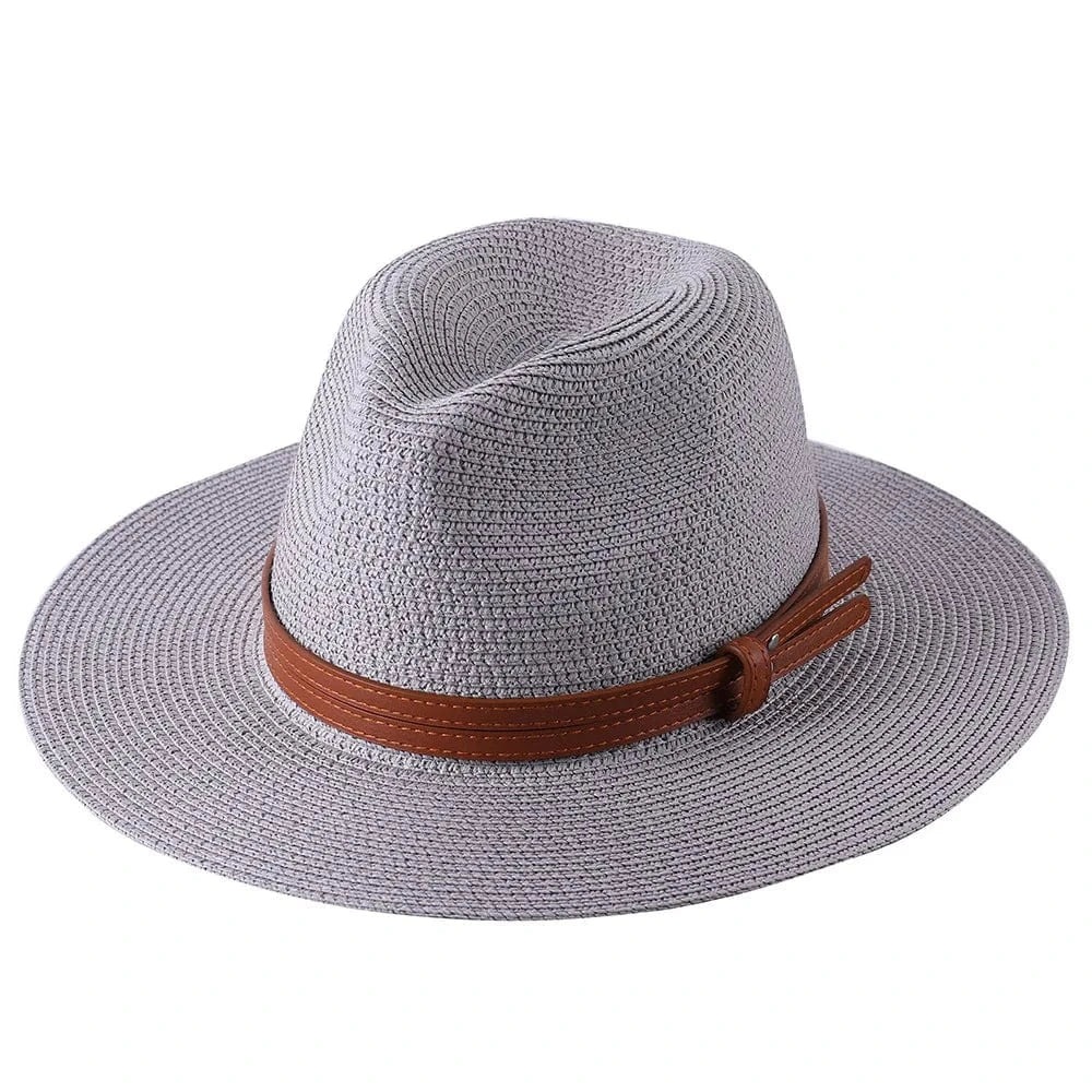 Panama cowboyhatt i strå Grå 1 / 59cm