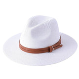 Panama cowboyhatt i strå Vit 1 / 59cm