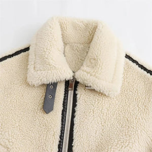 Pile jacka dam beige