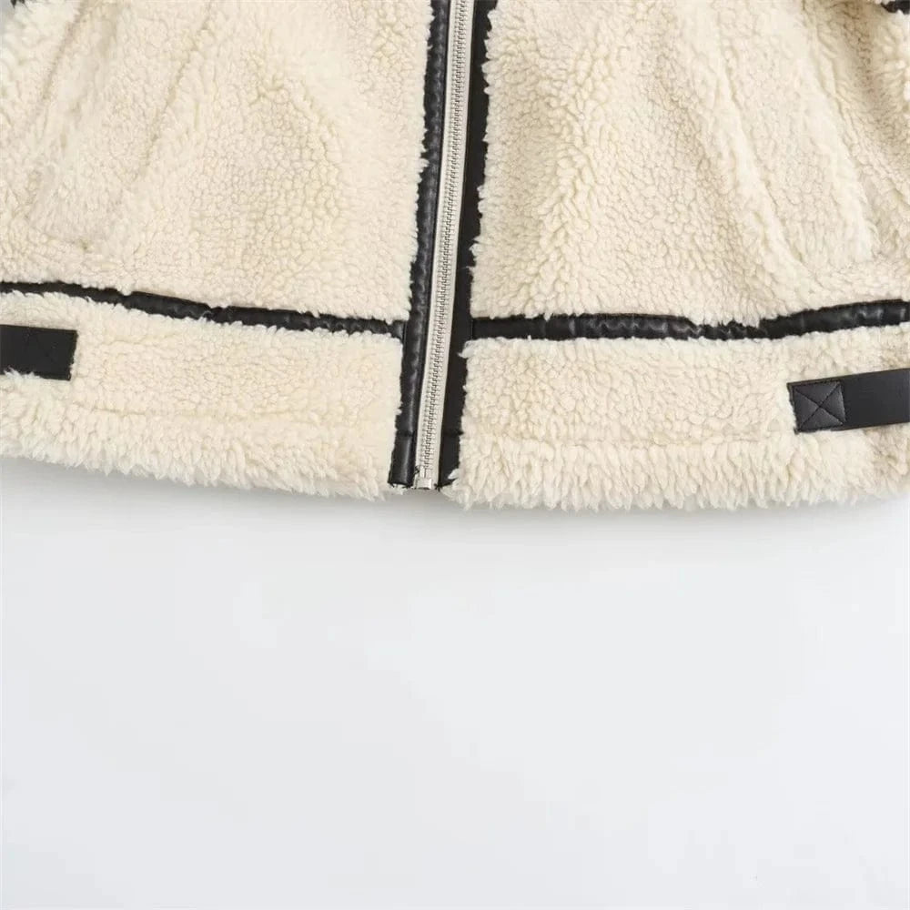 Pile jacka dam beige