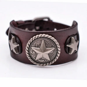 Rund concho antiksilver