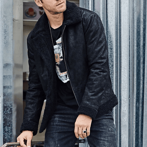 Shearling jacka man